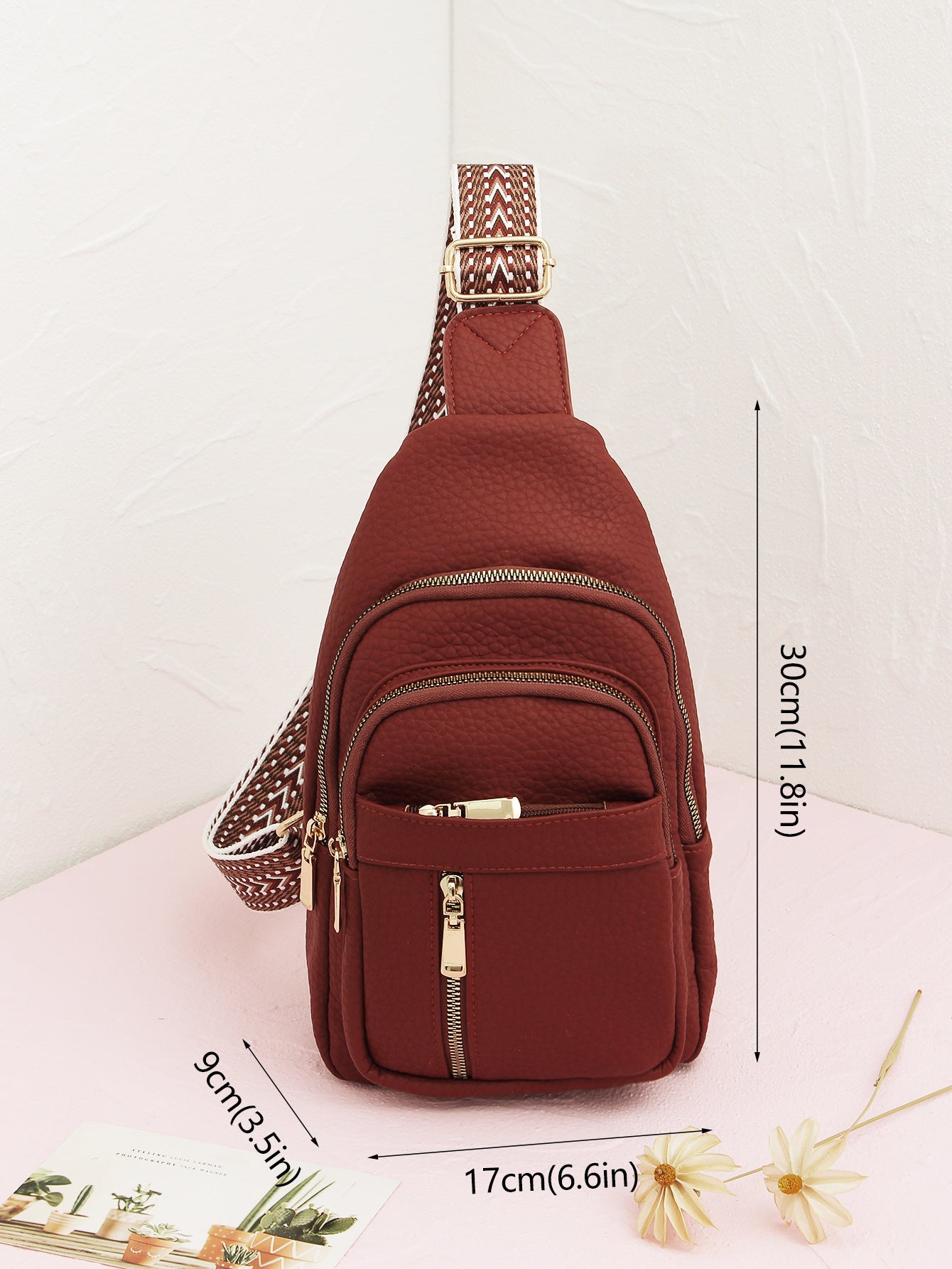 Soft Leather Retro Crossbody Bag