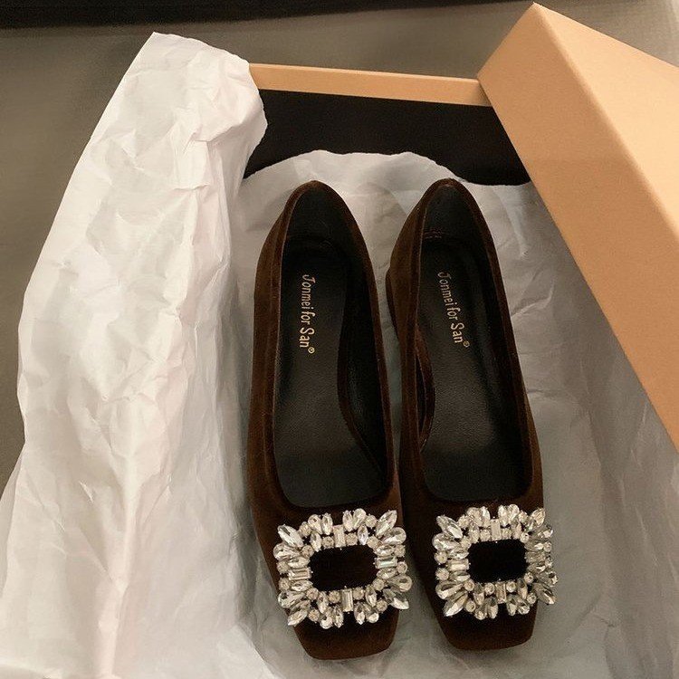 Advanced Sense Rhinestone Low-cut Gommino
