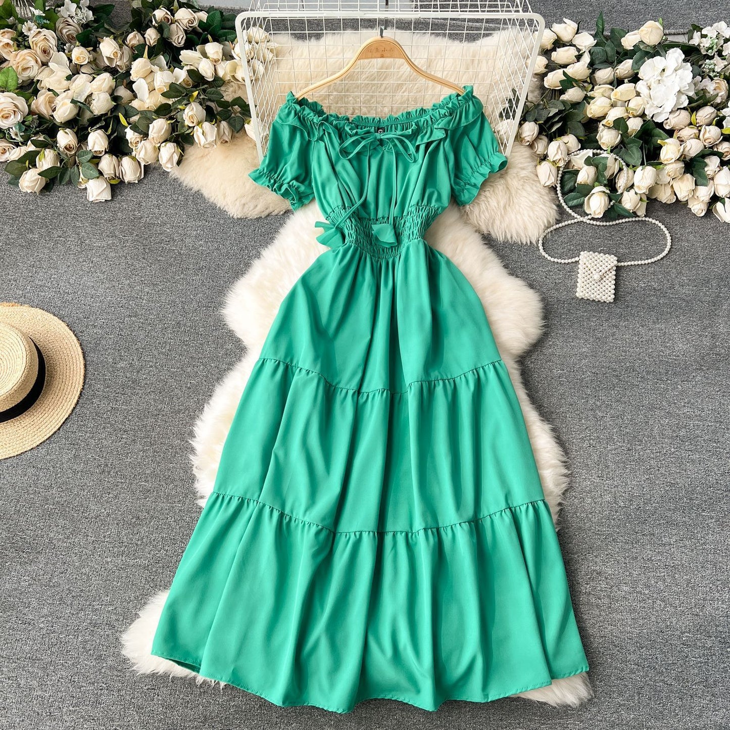 French Dress Women's Clothing Gentle Elegant Style
