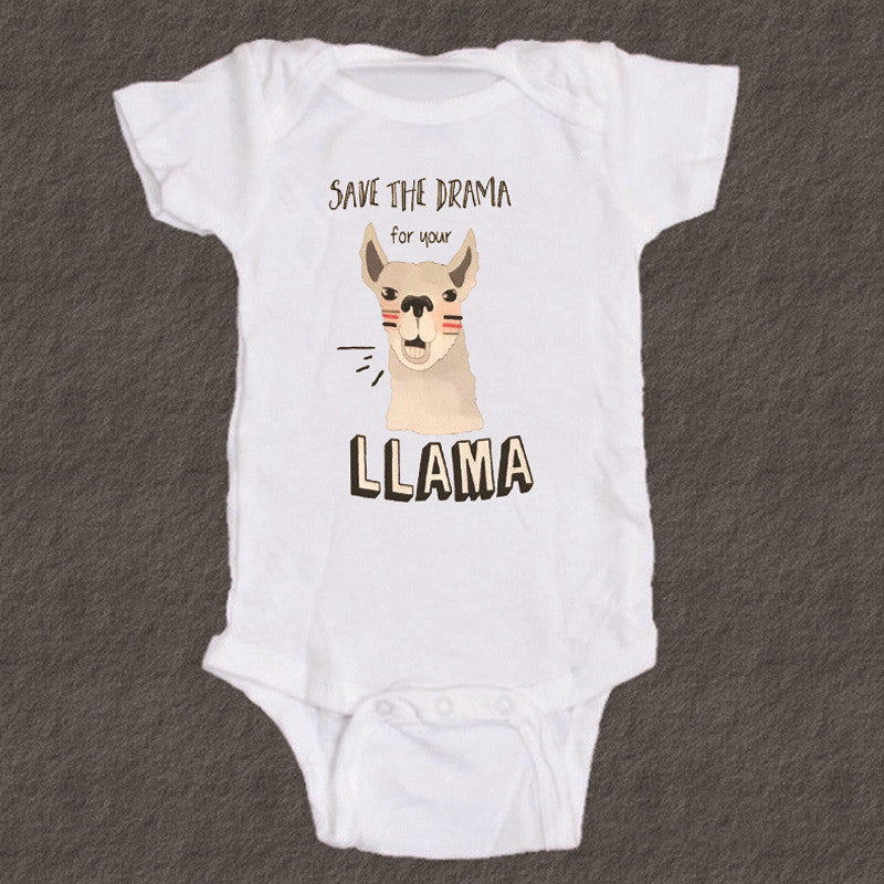 Summer July New European And American Style SAVE THE DRAMA for your LLAMA Foreign Trade Models