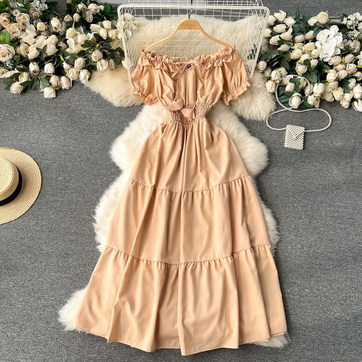 French Dress Women's Clothing Gentle Elegant Style
