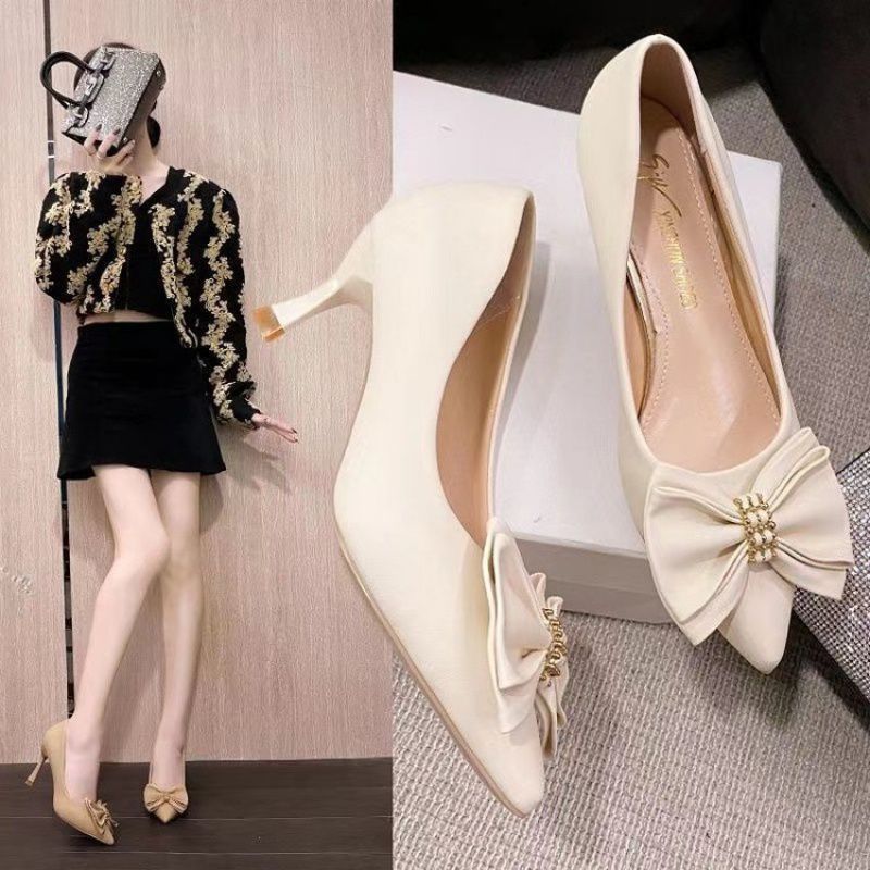Women's Rubber Mid Heel Casual Women's Sports Shoes