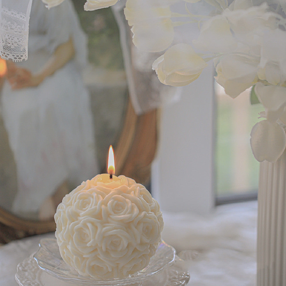 Hydrangea Aromatherapy Bedroom Girl Light Perfume Rose Candle Companion