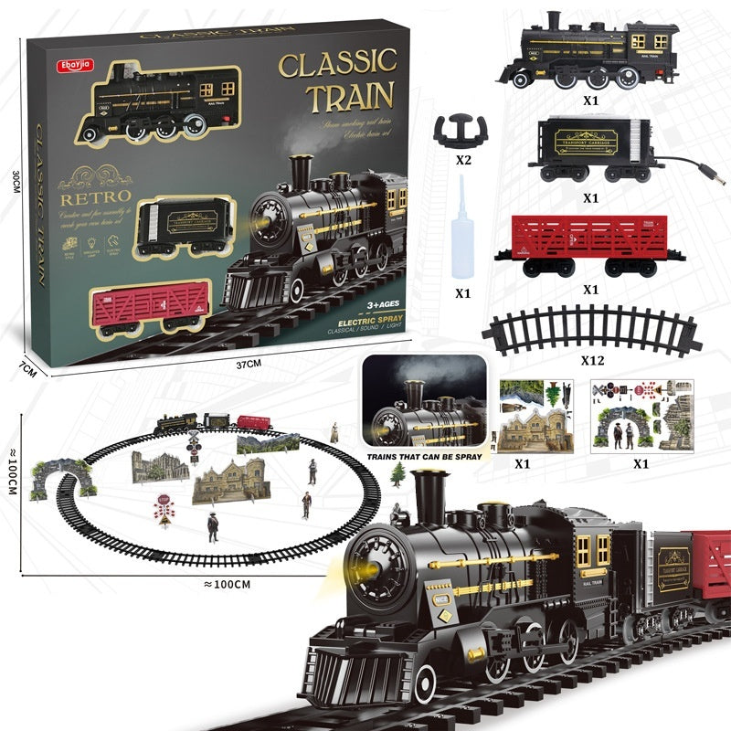 Children Boy Electric Steam Motor Car Birthday New Year Gift