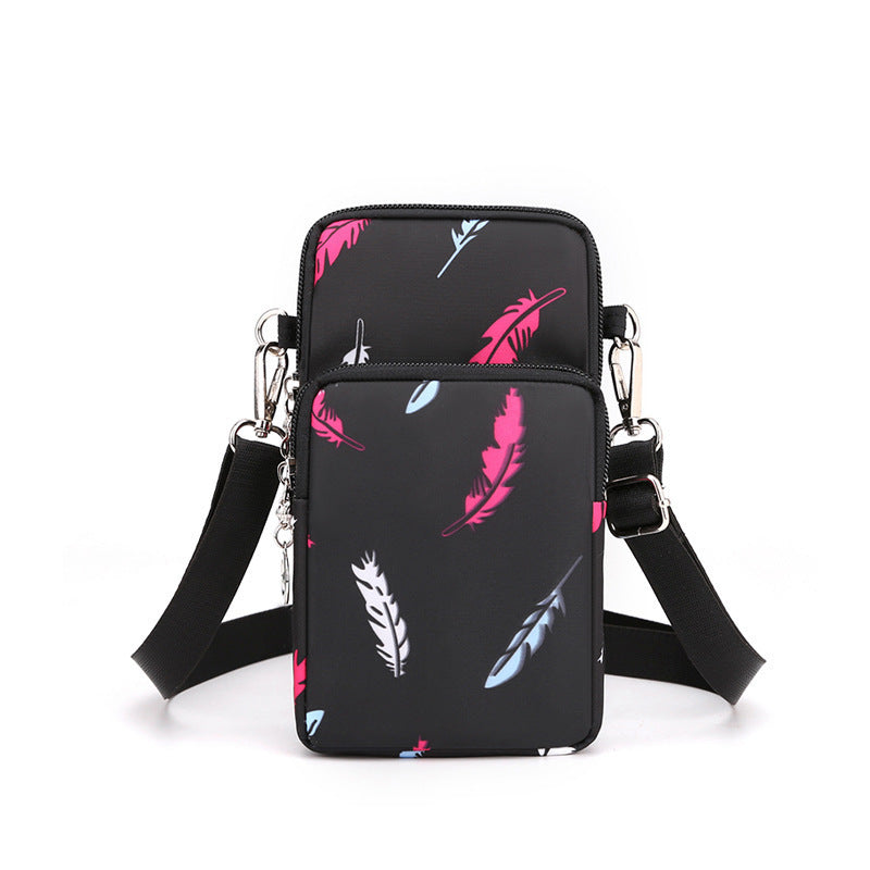 Mobile Phone Bag Female Cross-body Oxford Cloth Crossbody Pouch