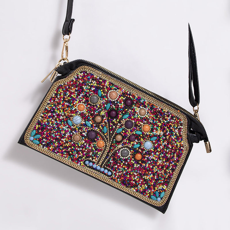 Mizhu Shell Flower Crossbody Bag