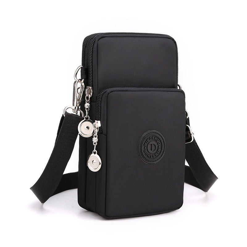 Mobile Phone Bag Female Cross-body Oxford Cloth Crossbody Pouch