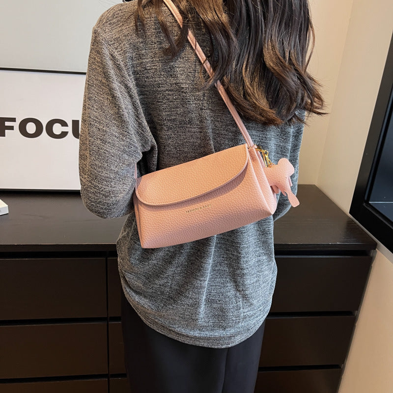 Soft Leather Small Shoulder Bag High Texture Niche Women