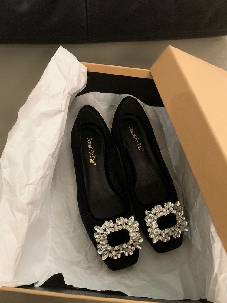 Advanced Sense Rhinestone Low-cut Gommino
