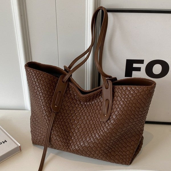 Large Capacity Woven Bag Women's All-match One-shoulder Underarm