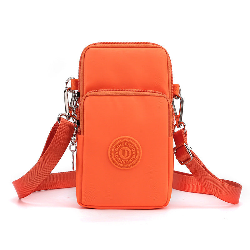 Mobile Phone Bag Female Cross-body Oxford Cloth Crossbody Pouch