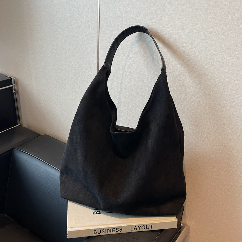 Autumn And Winter Commuter Shoulder Bag Suede Women