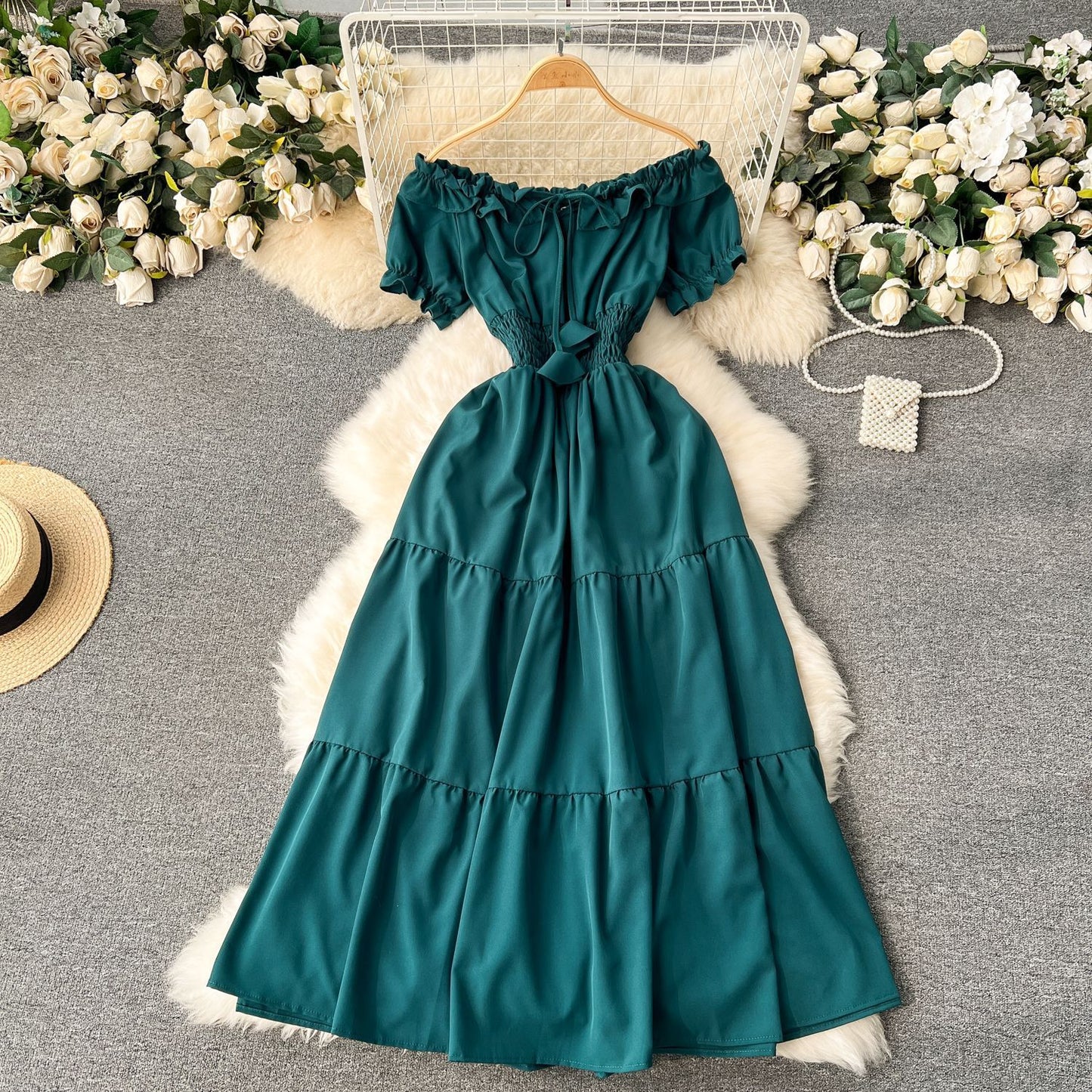 French Dress Women's Clothing Gentle Elegant Style