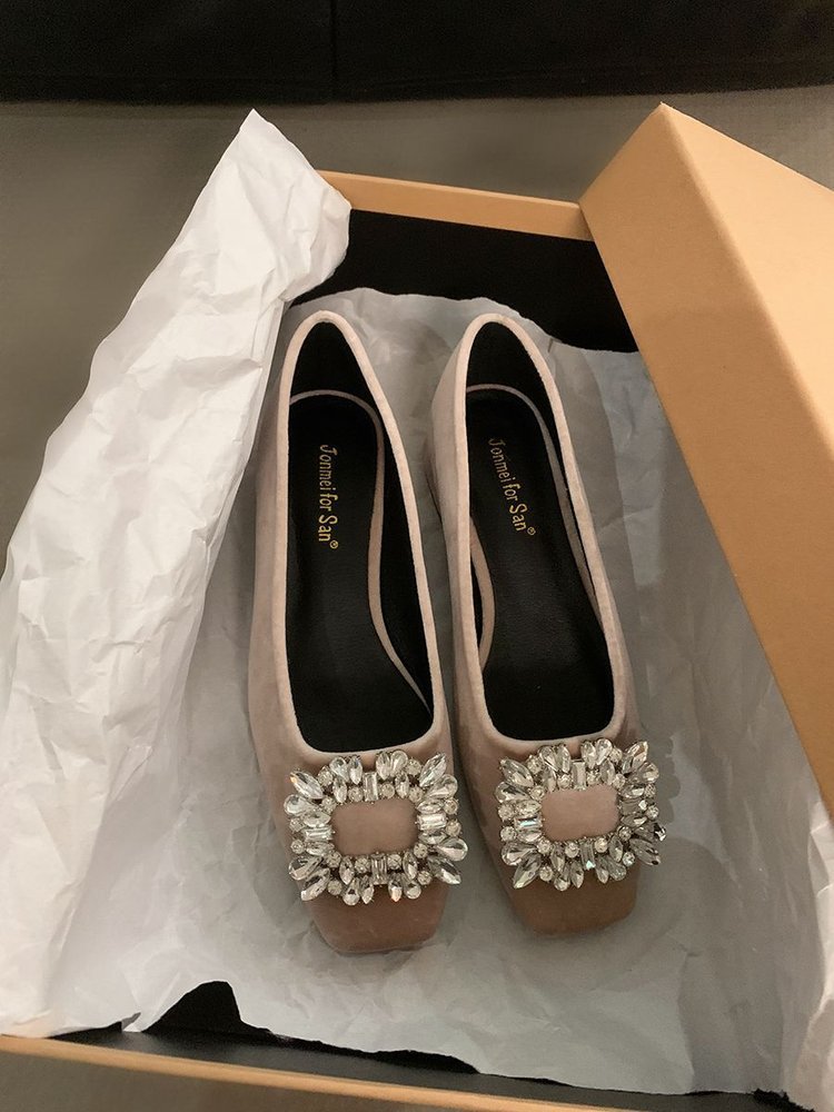 Advanced Sense Rhinestone Low-cut Gommino