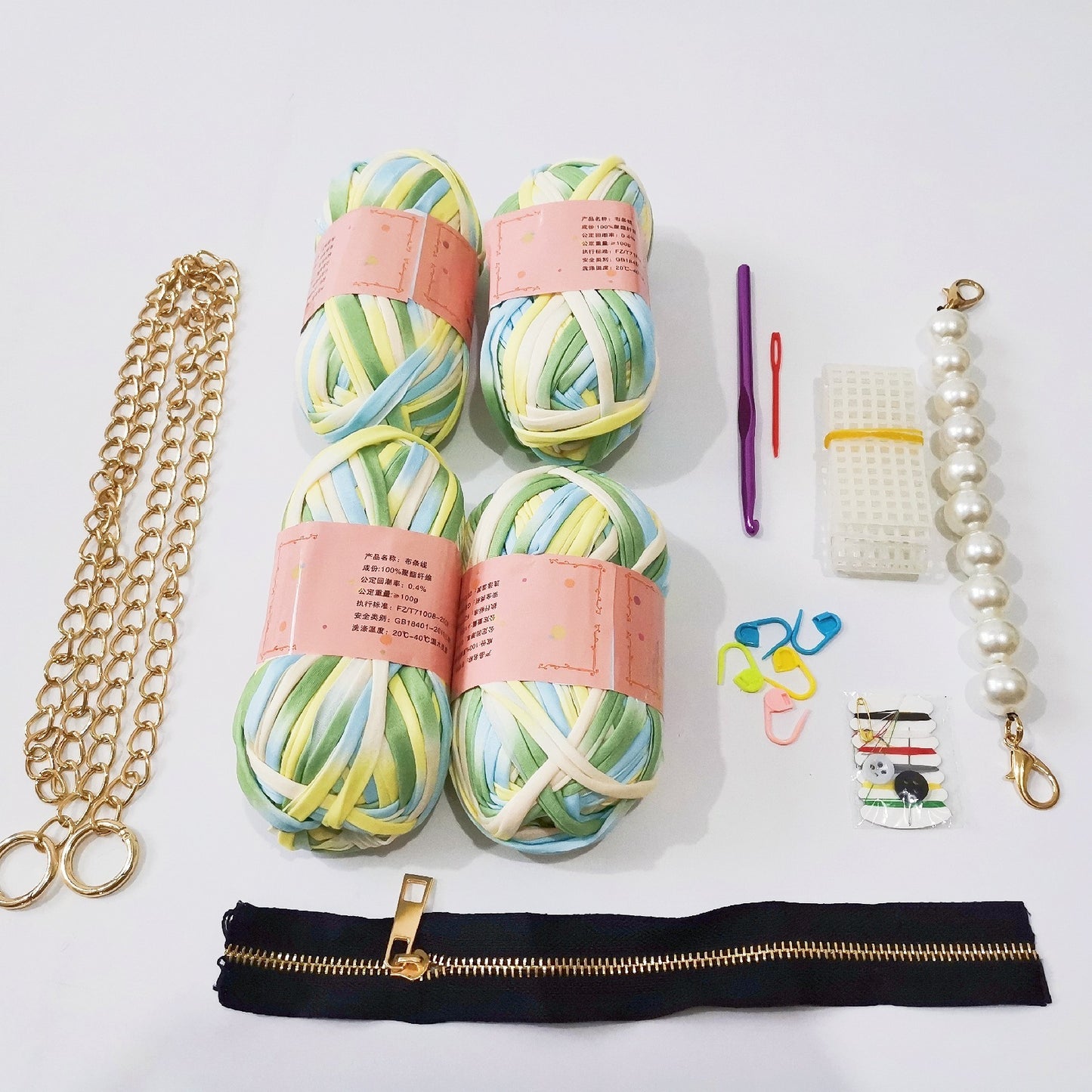 DIY Wool Diagonal Bag Knitting Handmade Material Bag