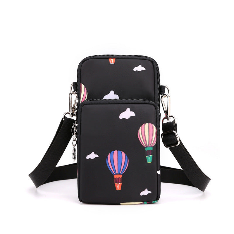 Mobile Phone Bag Female Cross-body Oxford Cloth Crossbody Pouch