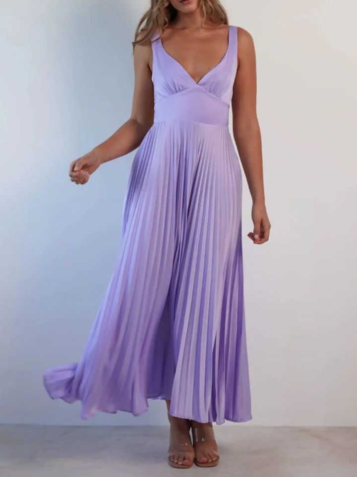 Strap Folding Elegant Sexy Party Dress