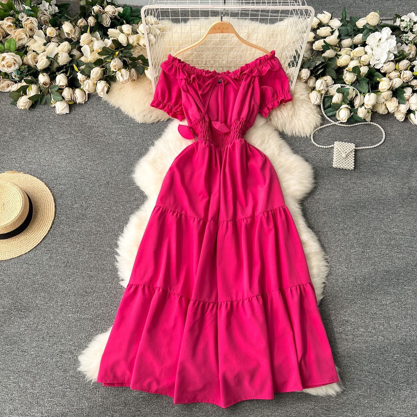 French Dress Women's Clothing Gentle Elegant Style