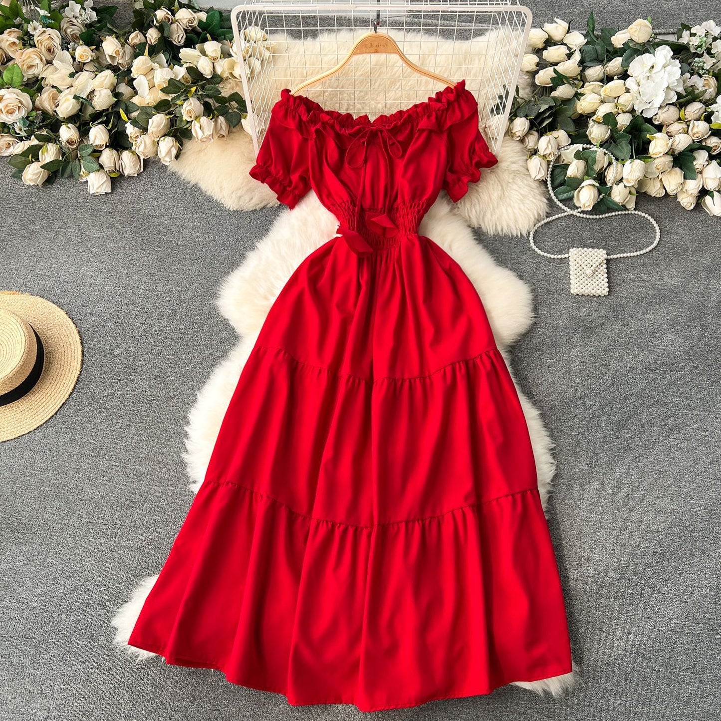French Dress Women's Clothing Gentle Elegant Style