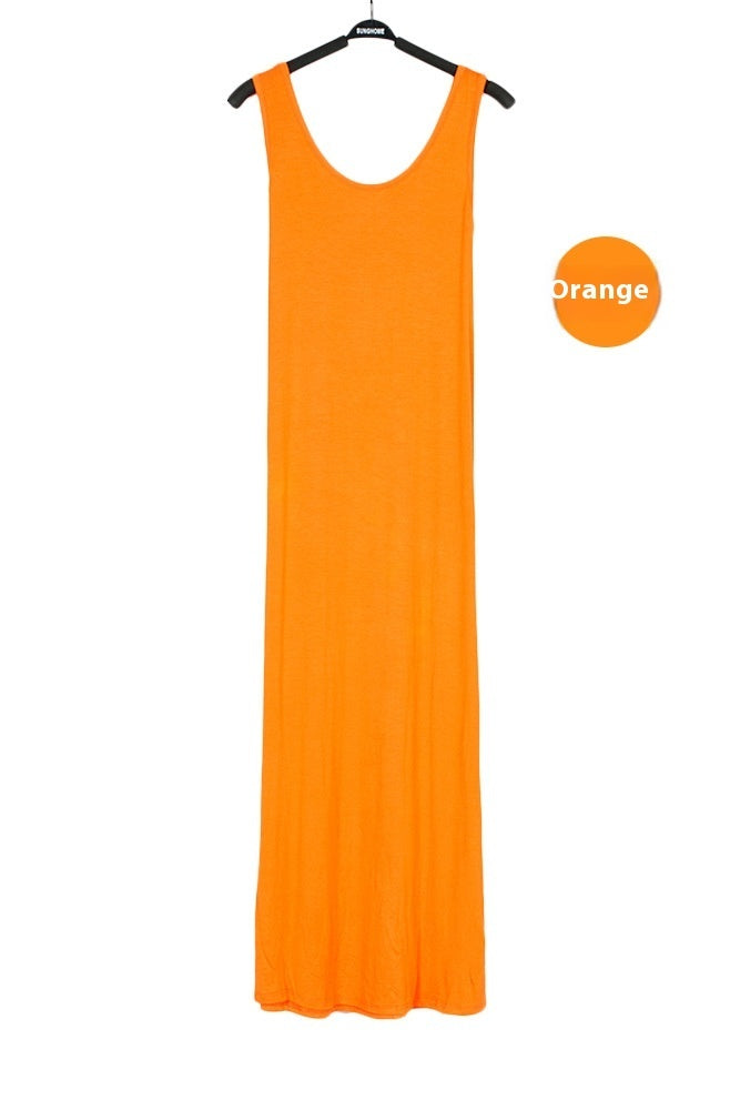 Loose Modal Dress Women's Clothing