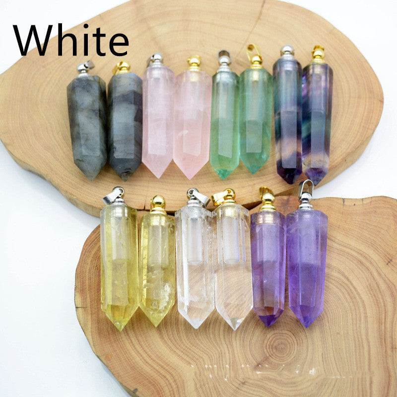 Natural Crystal Pendant Perfume Bottle