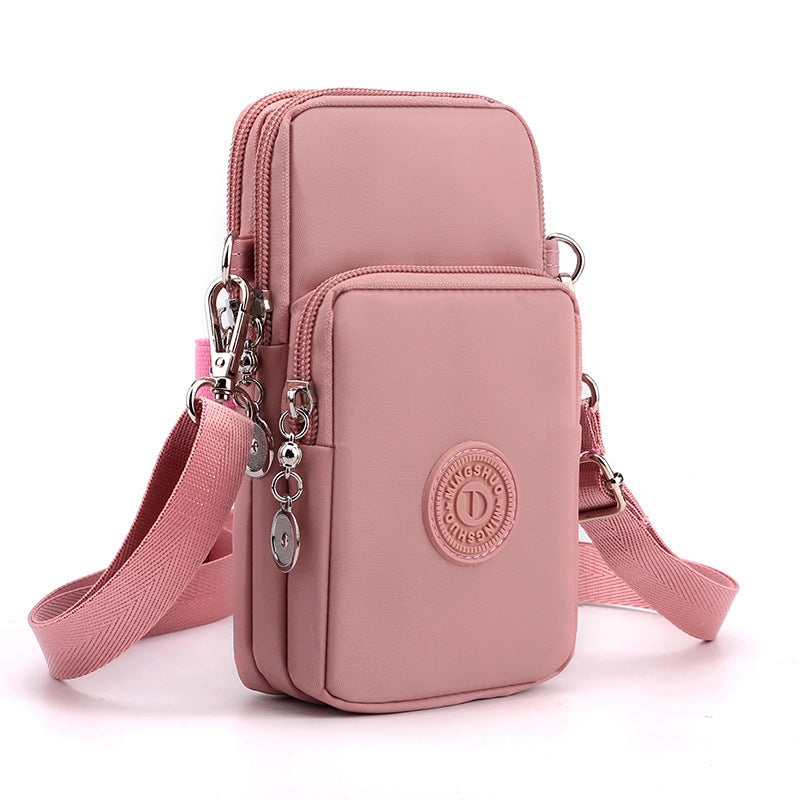 Mobile Phone Bag Female Cross-body Oxford Cloth Crossbody Pouch
