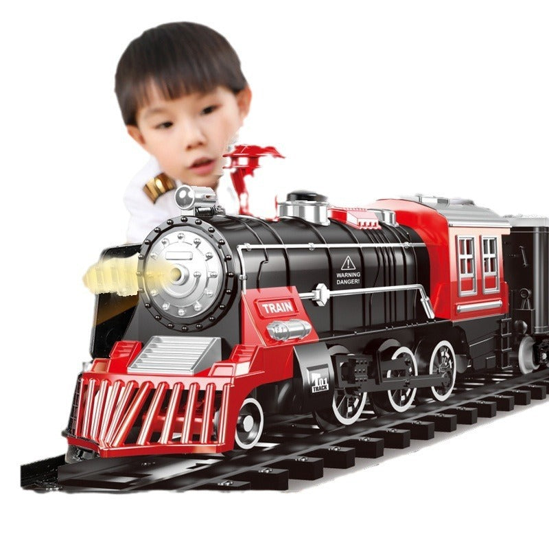 Children Boy Electric Steam Motor Car Birthday New Year Gift