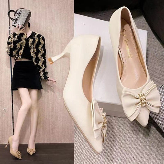Women's Rubber Mid Heel Casual Women's Sports Shoes