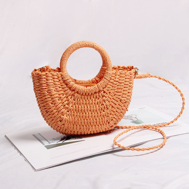 Seaside Vacation Beach Mini Straw Bag