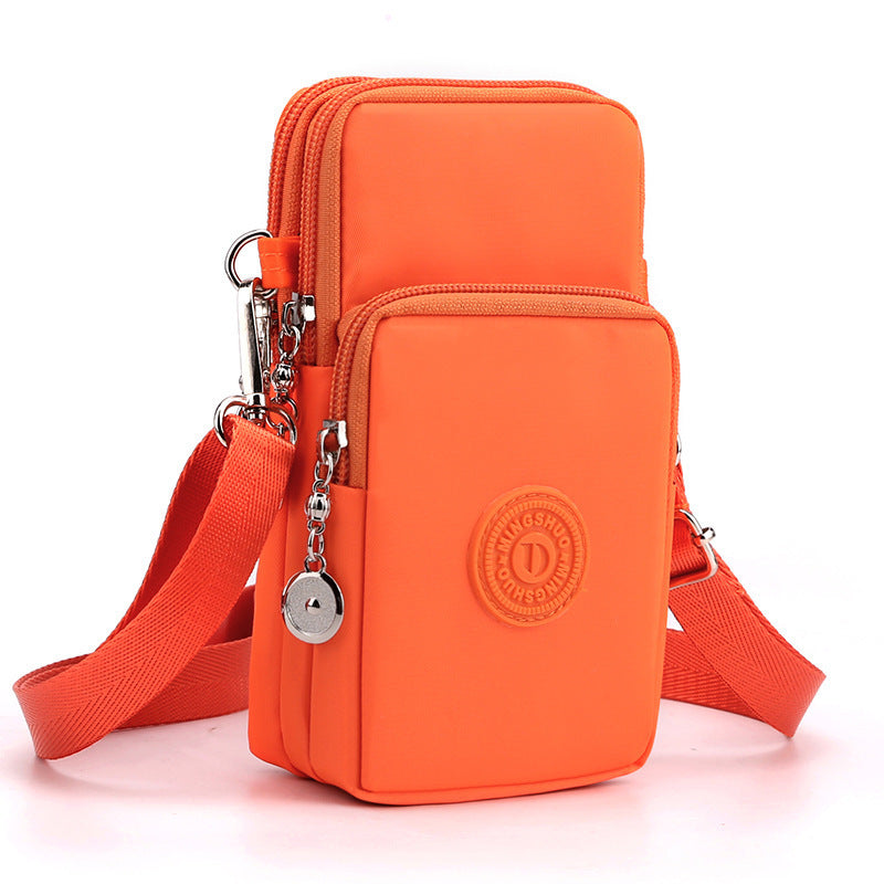 Mobile Phone Bag Female Cross-body Oxford Cloth Crossbody Pouch