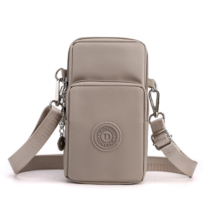 Mobile Phone Bag Female Cross-body Oxford Cloth Crossbody Pouch