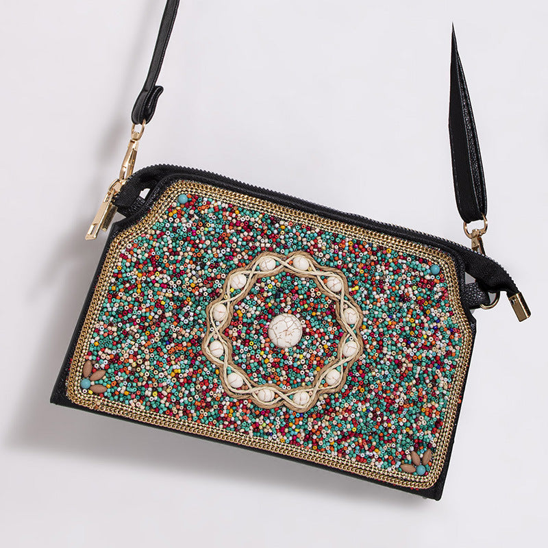 Mizhu Shell Flower Crossbody Bag