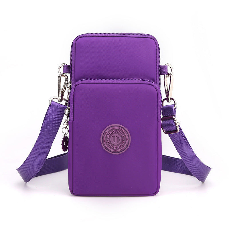 Mobile Phone Bag Female Cross-body Oxford Cloth Crossbody Pouch