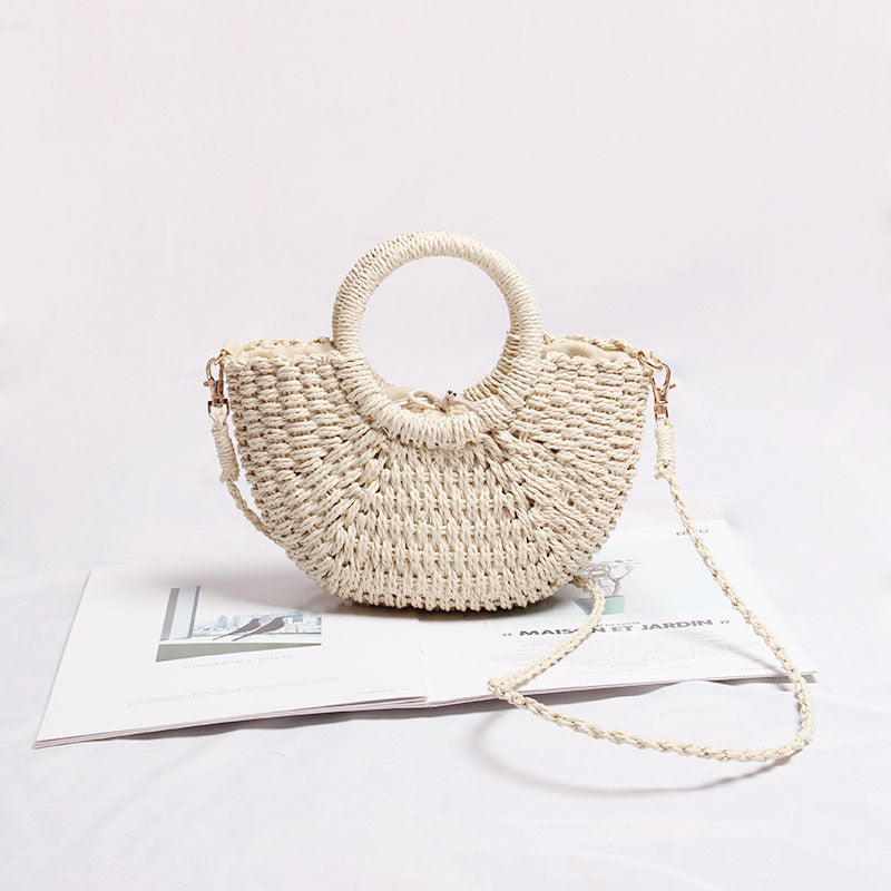 Seaside Vacation Beach Mini Straw Bag