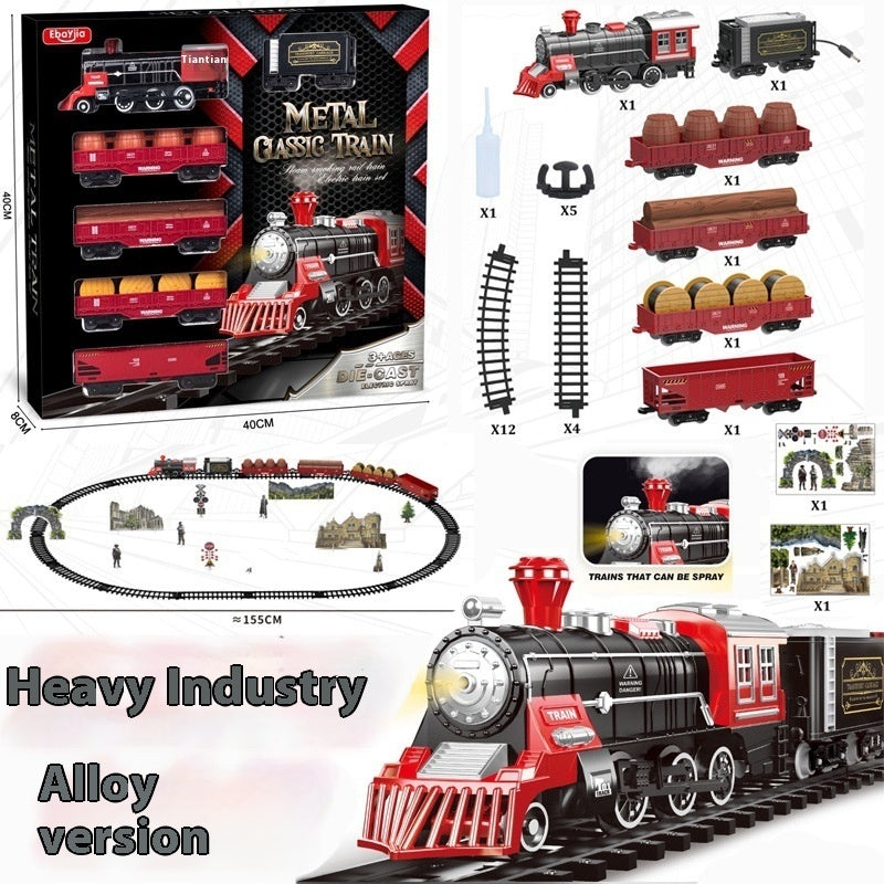 Children Boy Electric Steam Motor Car Birthday New Year Gift