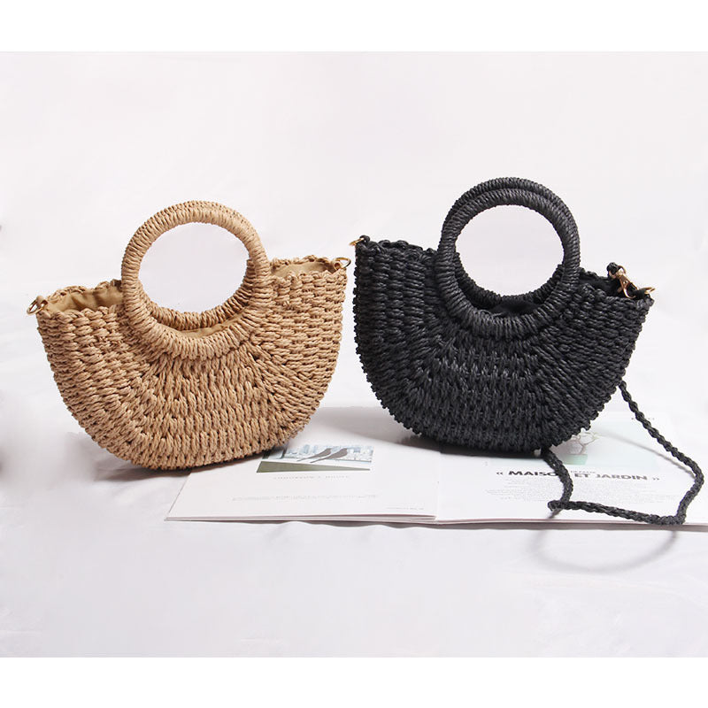 Seaside Vacation Beach Mini Straw Bag