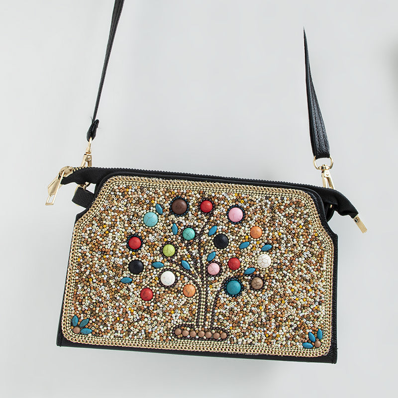 Mizhu Shell Flower Crossbody Bag